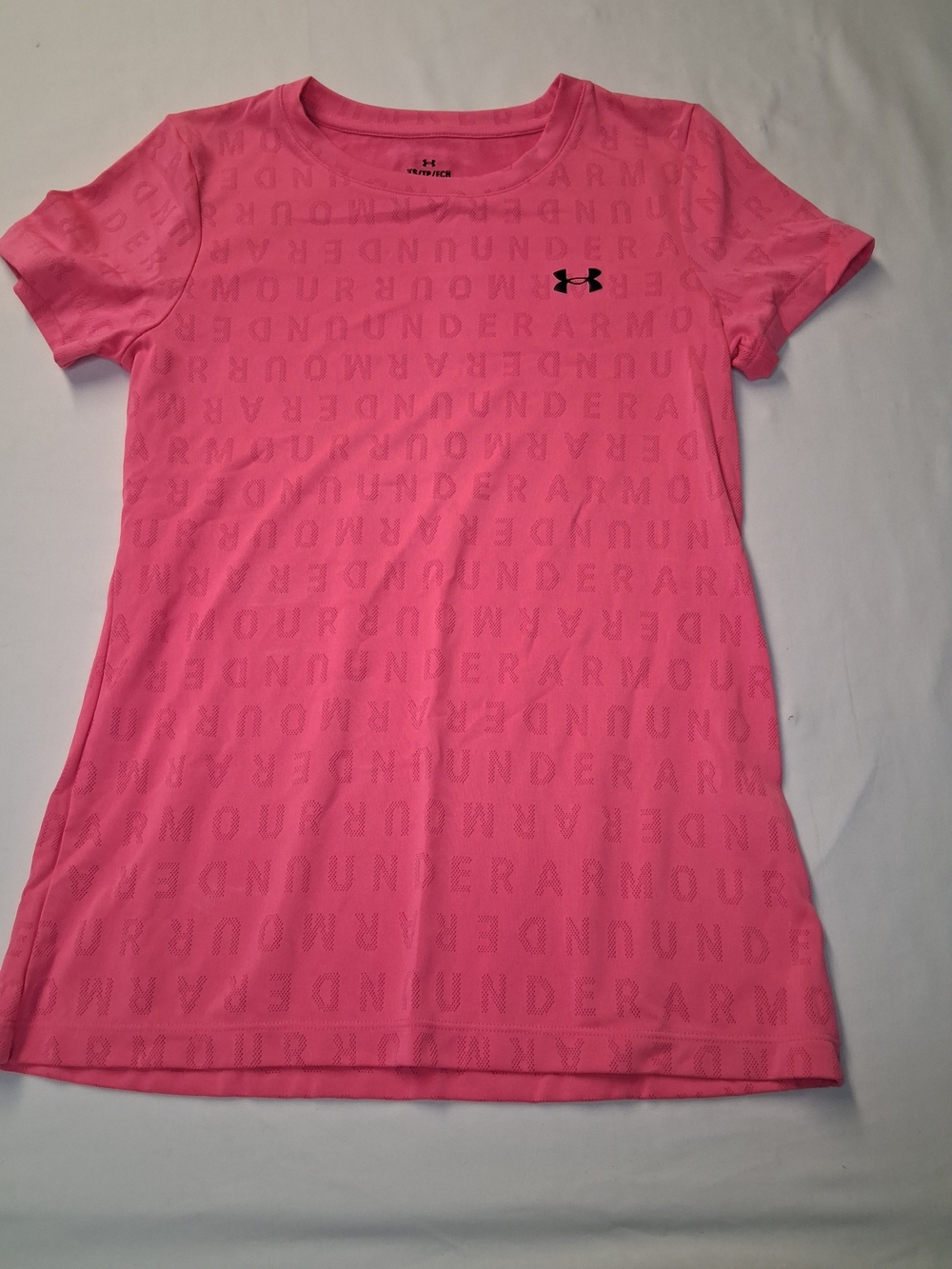 Under Armour Girls' Hot Pink Short Sleeve Performance Tee